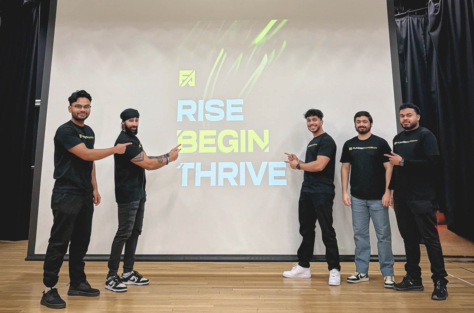 Funded Academy — Rise, Begin, Thrive